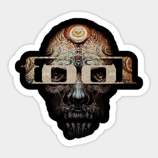 Skull Glasses Sticker